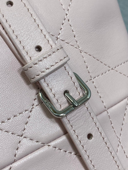 Dior Small Vertical Bag Light Pink Macrocannage Lambskin 286601