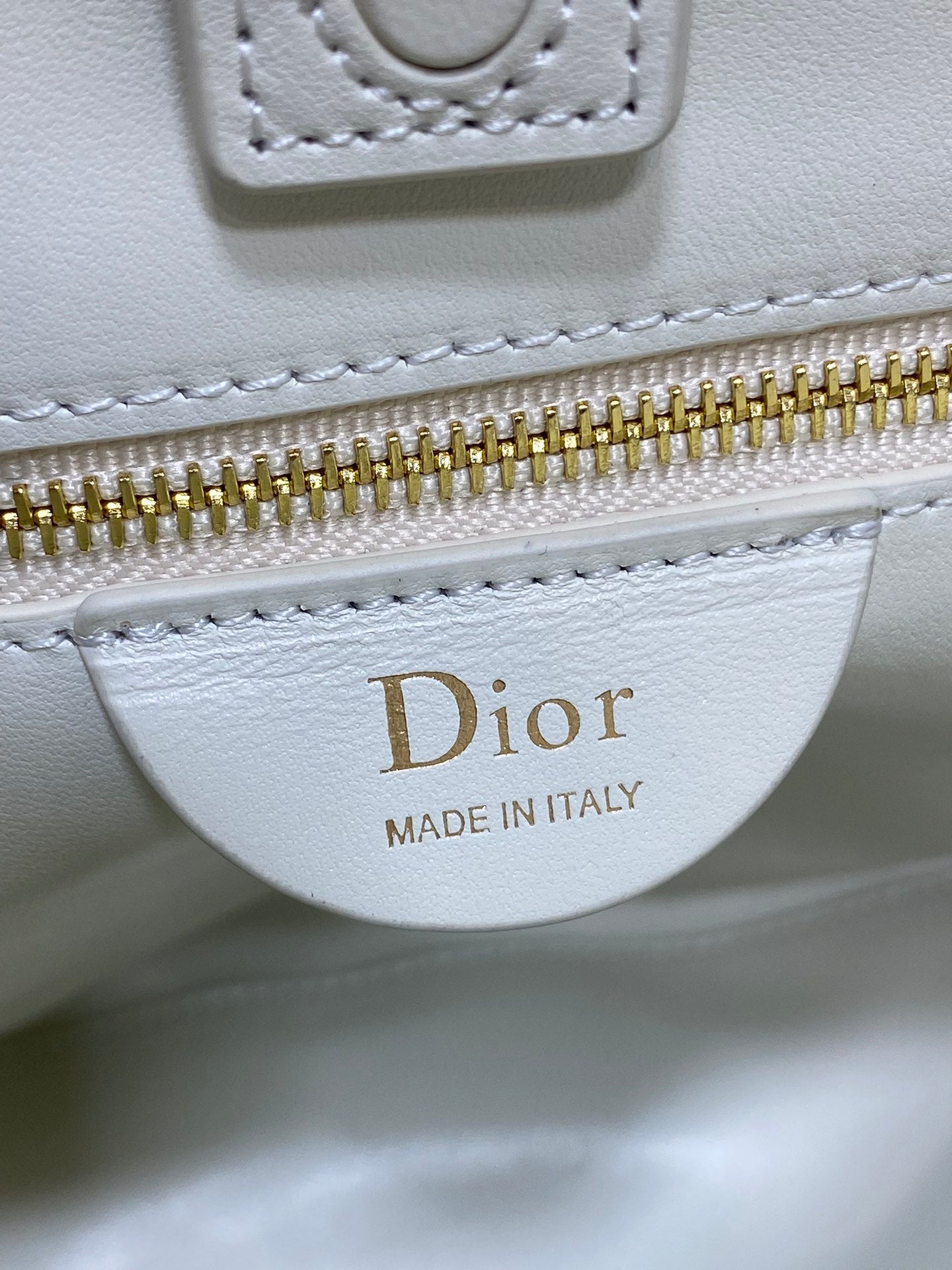 Dior Trianon Bag White Macrocannage Lambskin 286604