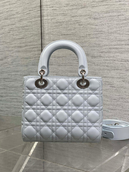 Dior 2026 Lady Dior Bag Glacier Blue Lambskin 286617