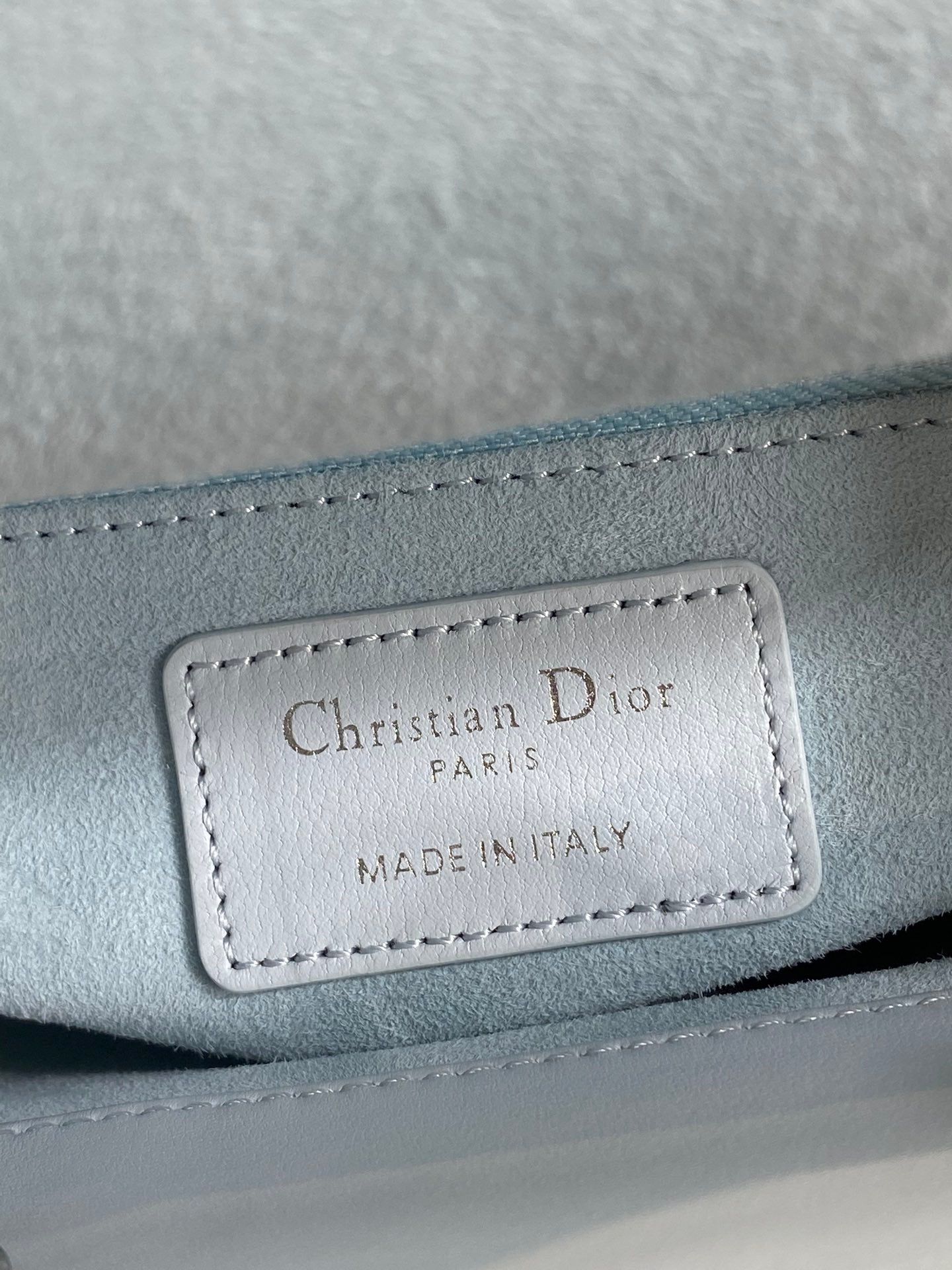 Dior 2026 Mini Lady Dior Bag Glacier BlueLambskin 286619