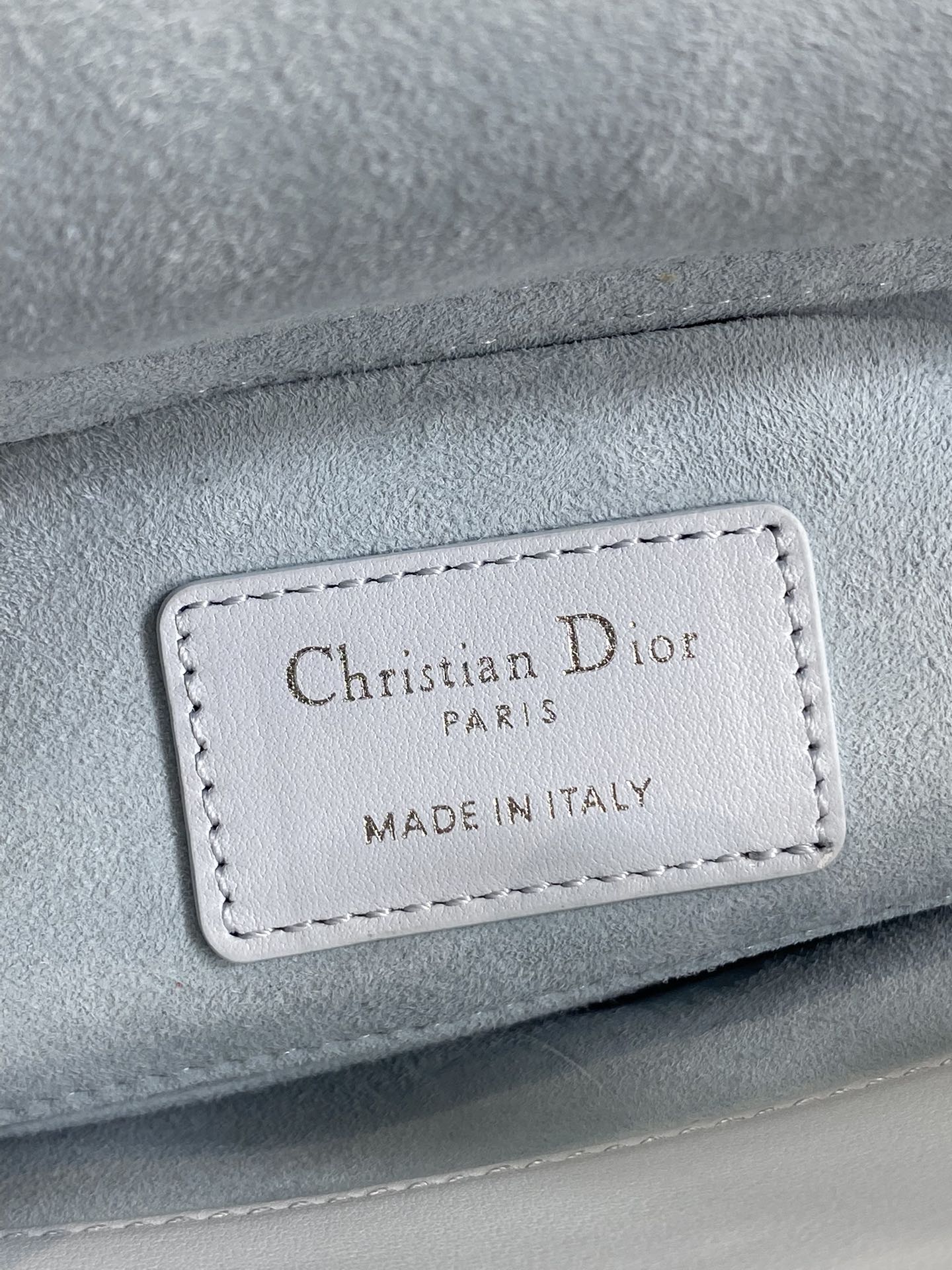 Dior 2026 Bow D-Joy Micro Bag 22cm Glacier Blue Lambskin