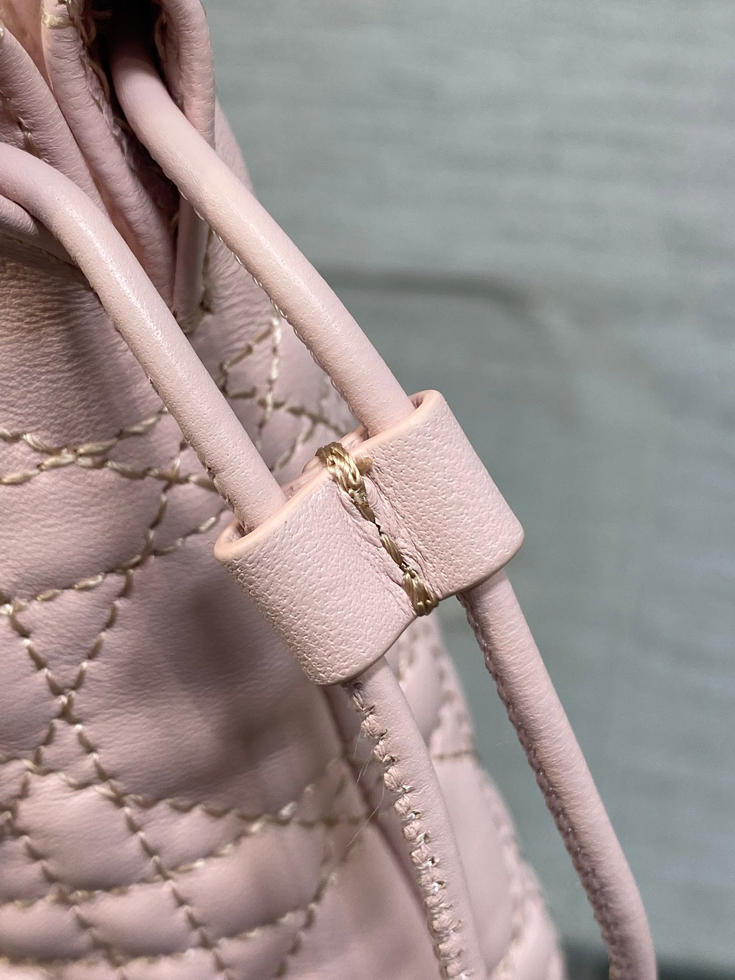 CD Adiorable Mini Bucket Bag Light Pink Lambskin 286637