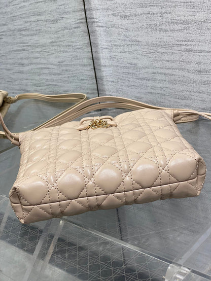 CD Adiorable Mini Bucket Bag Beige Lambskin 286639