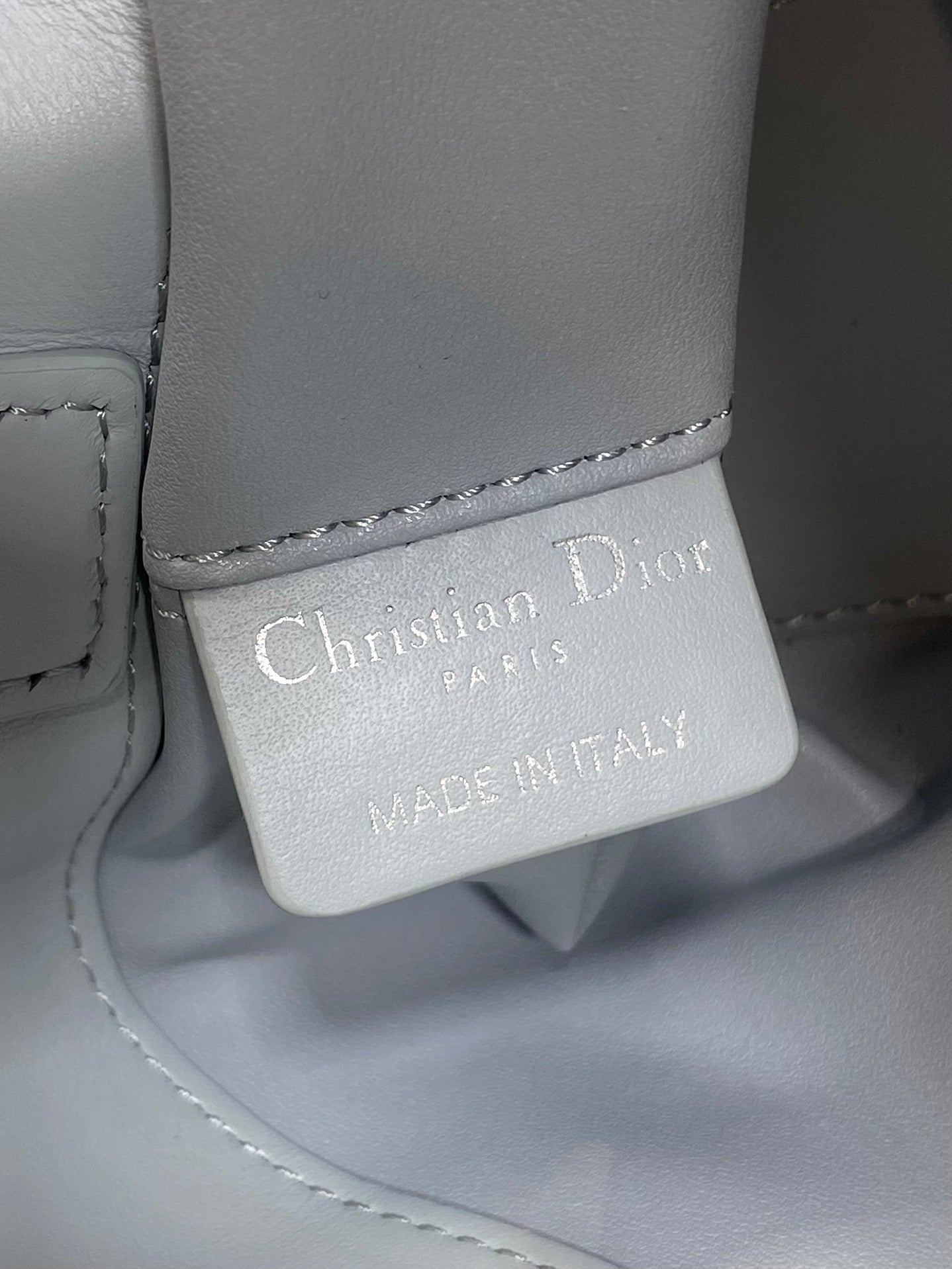 CD Toujours Bag 23cm Glacier Blue Calfskin 286653