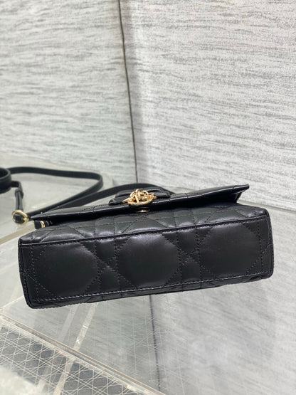 Dior 2026 My Tender Dior Top Handle Bag 21cm Lambskin