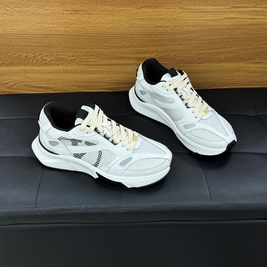 VT 26s Demivee Trainers White Mesh Suede 104032