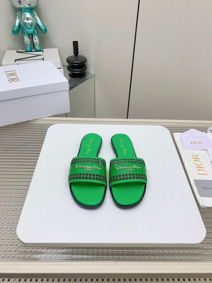 CD D-Lane Slide In Green Cowhide 106279