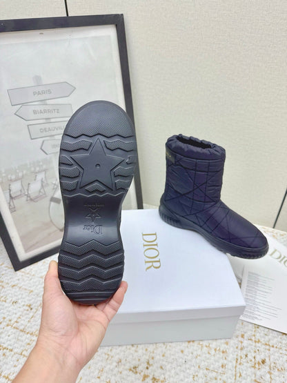 CD Alps Frost Ankle Boot Black Quilted Nylon 530132