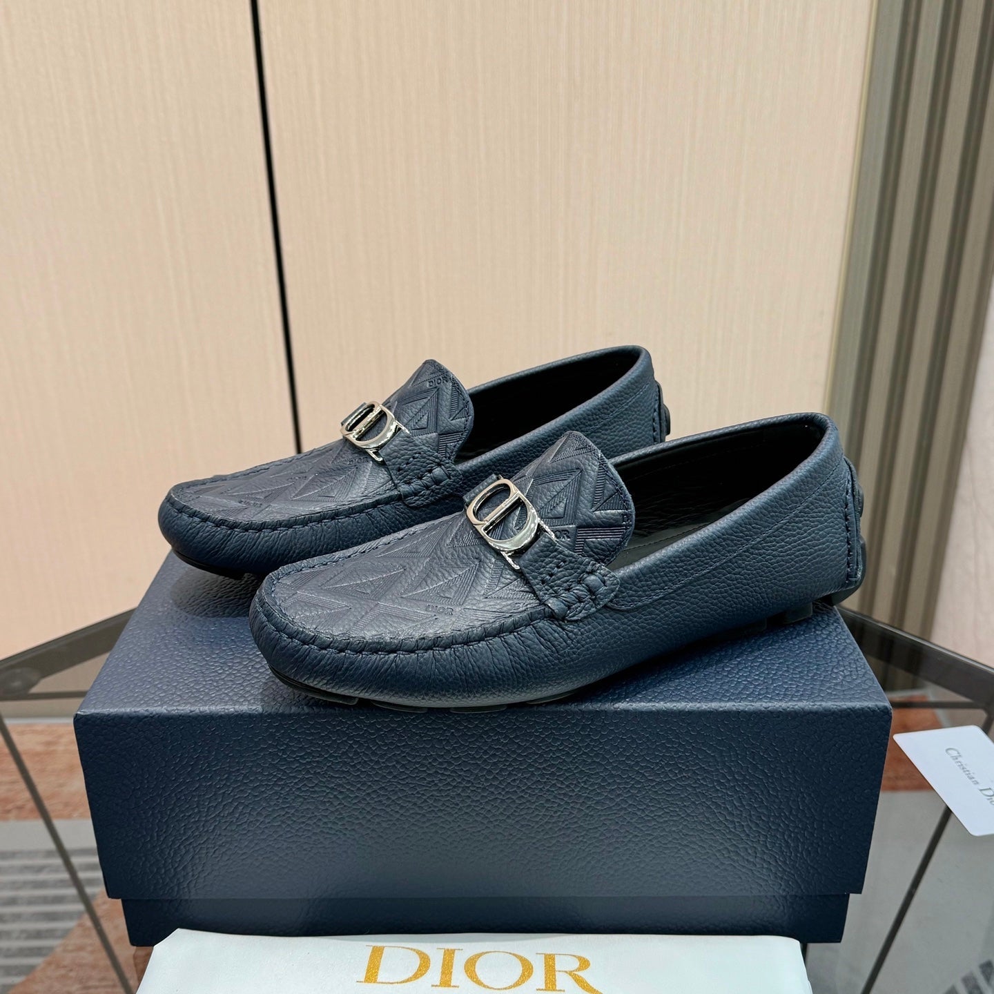 CD Odéon Men’s Loafer Dark Blue Cowhide 664121