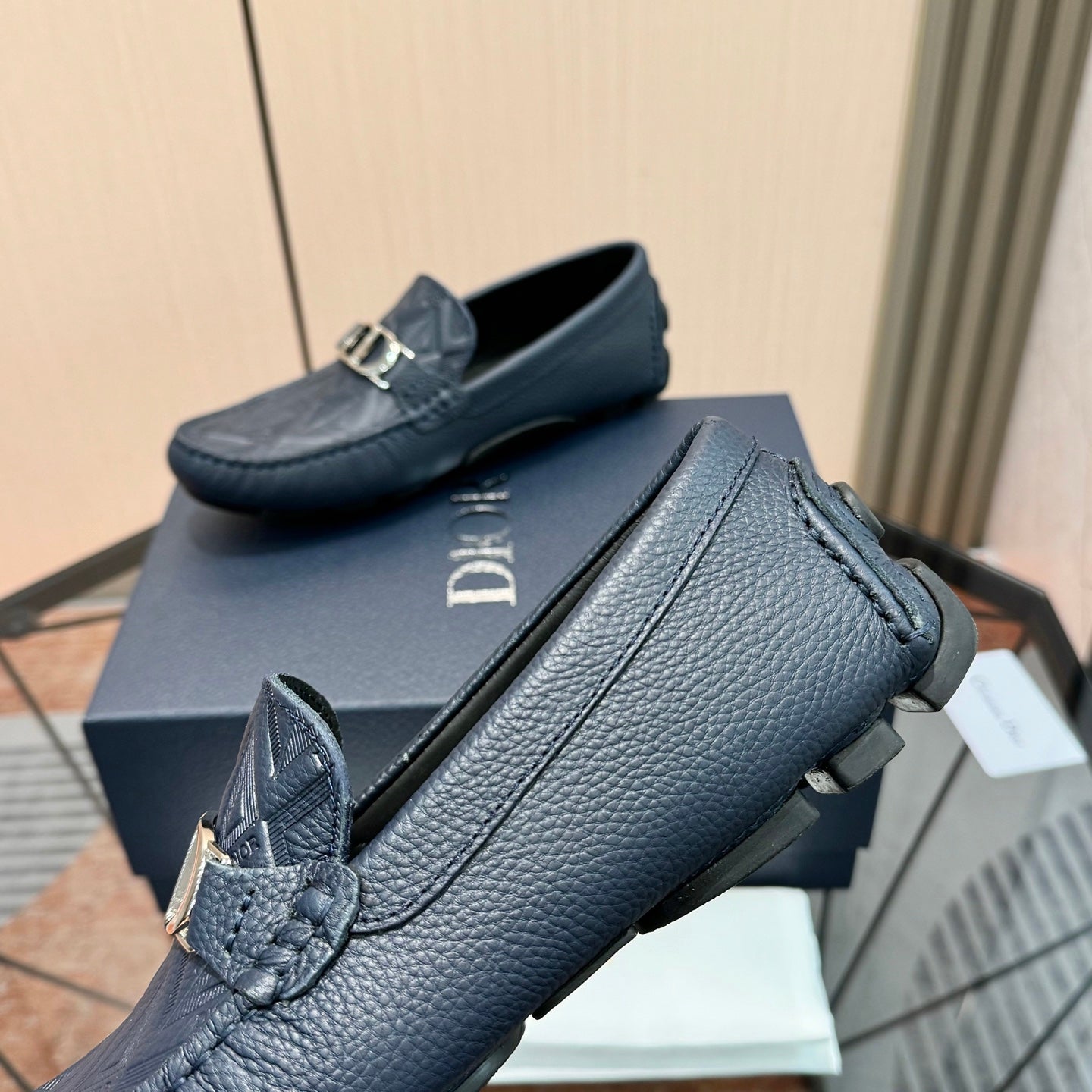 CD Odéon Men’s Loafer Dark Blue Cowhide 664121