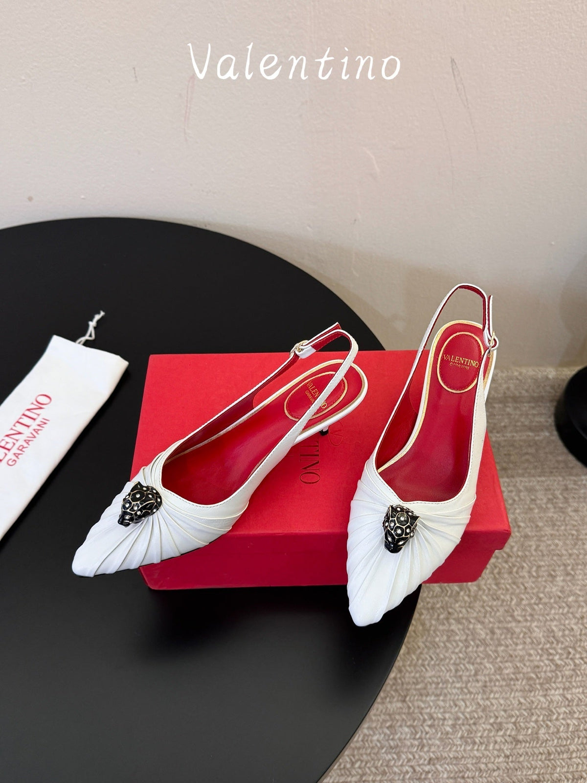 VT 26s Panthea Pumps 55mm White Goatskin 104725