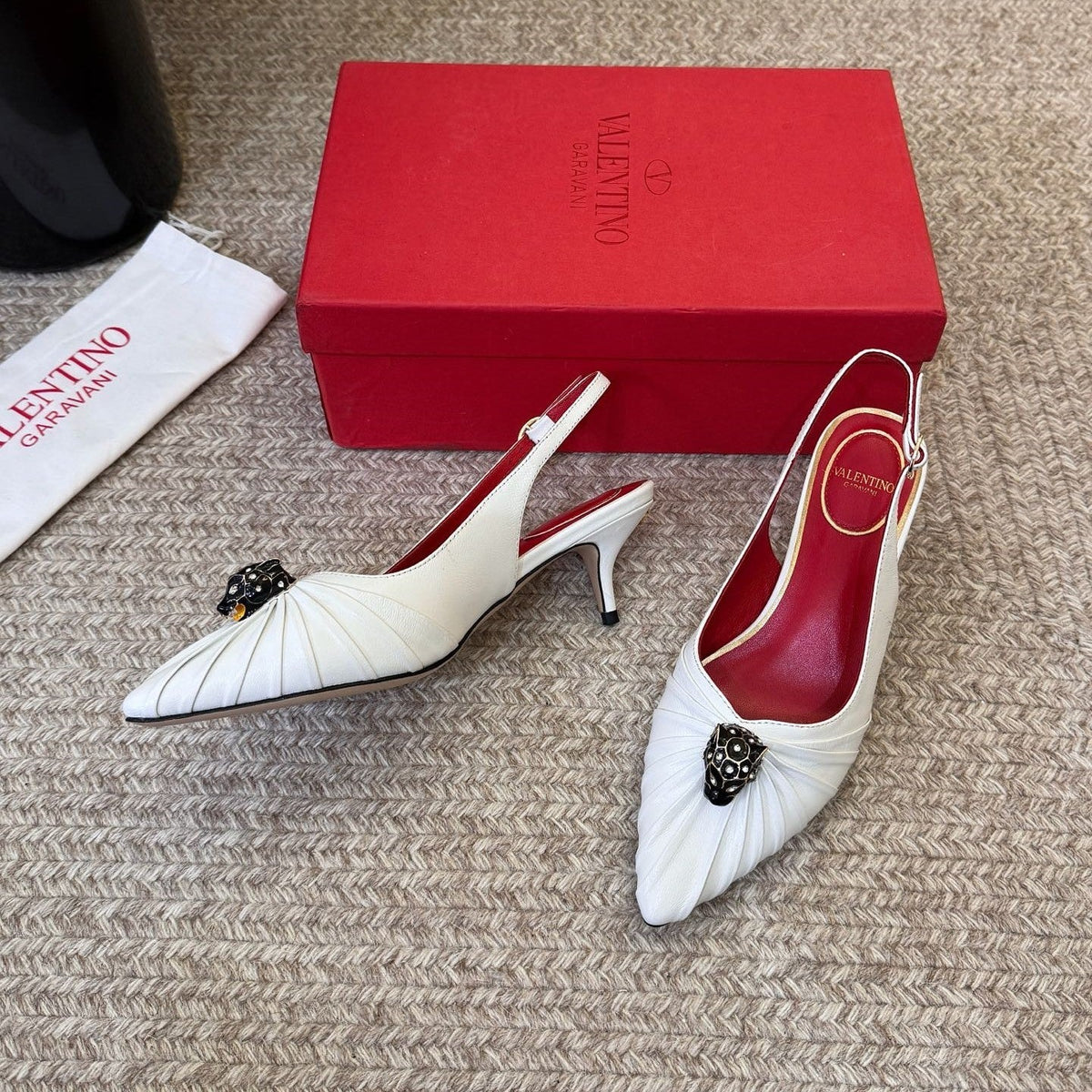VT 26s Panthea Pumps 55mm White Goatskin 104725