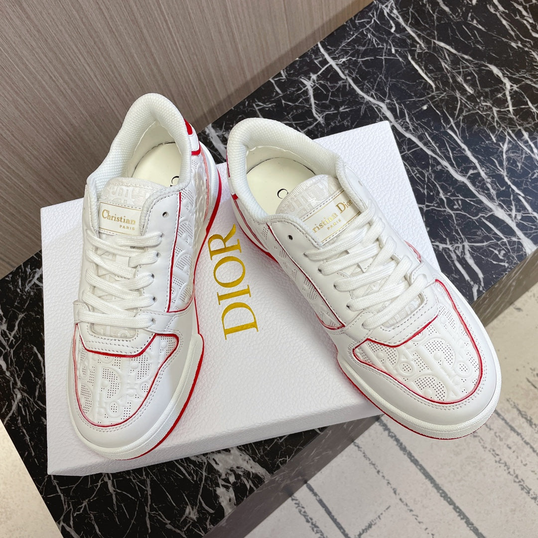 CD 26s One Sneaker White Red Calfskin 920127