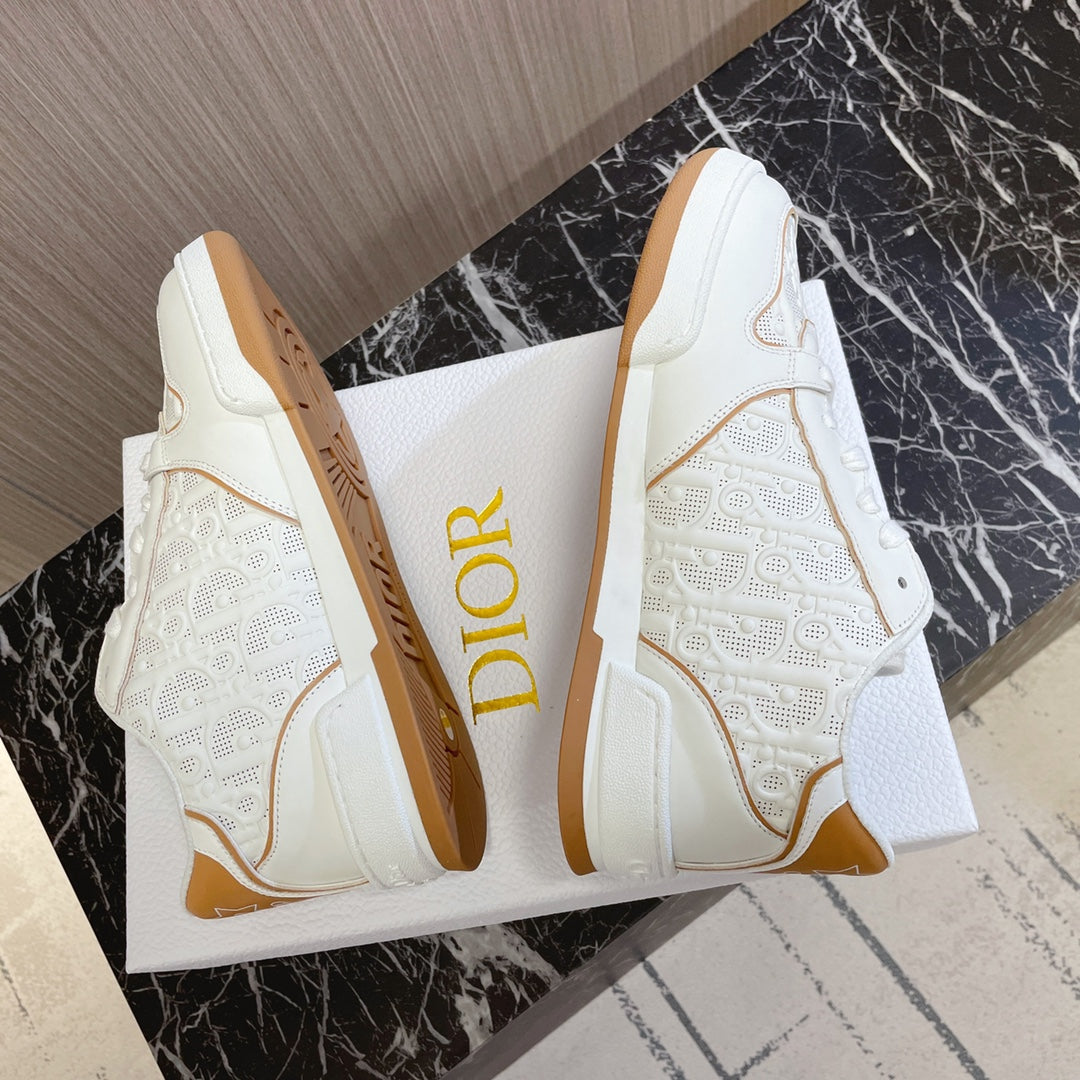 CD 26s One Sneaker White Gold Calfskin 920128
