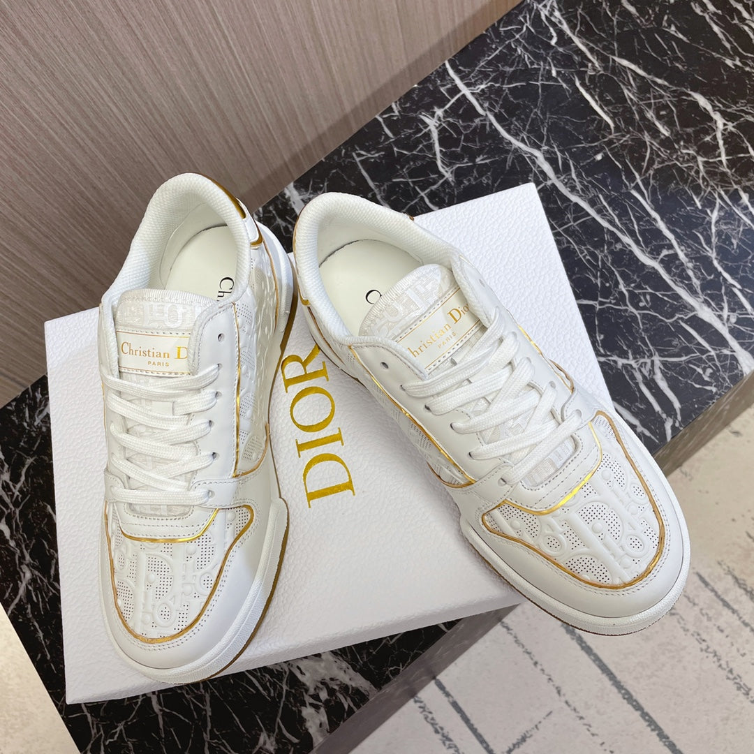CD 26s One Sneaker White Gold Calfskin 920129