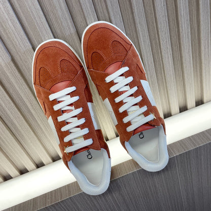 CD 26s Star Sneaker White Brown Suede Calfskin 920120