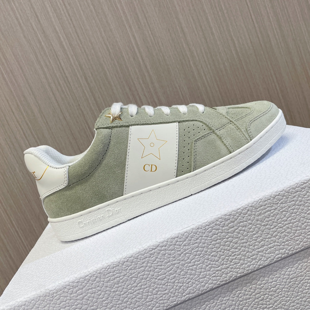CD 26s Star Sneaker White Green Suede Calfskin 920121