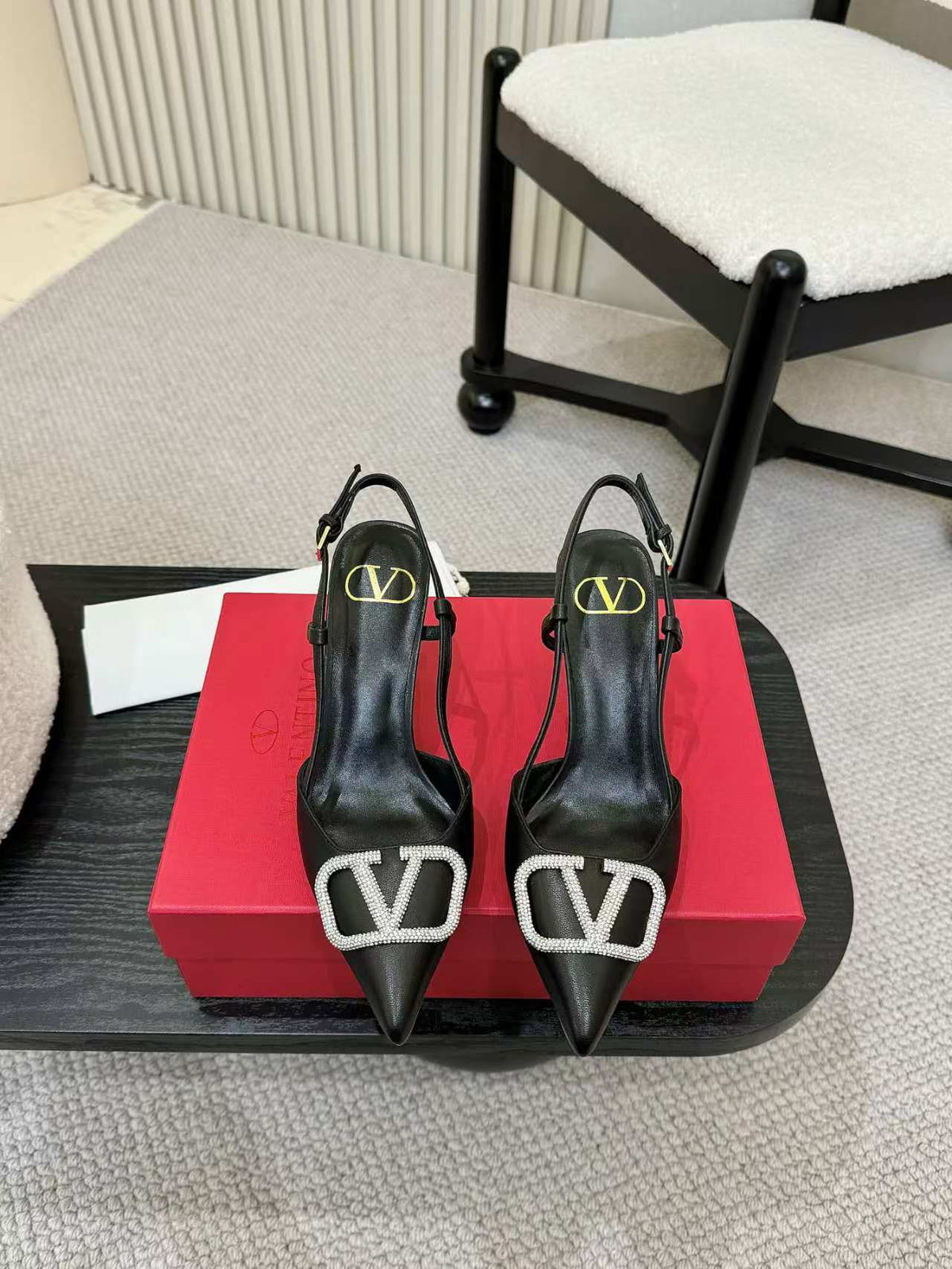 Valentino Slingback Pump High heels Sheepskin 239560