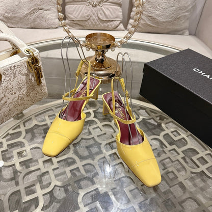 Chanel 2026 Mary Jane Sandals Leather Sheepskin 834483