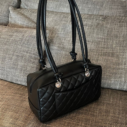 Chanel 2026 Cambon Ligne Bowling Bag 27cm Calfskin