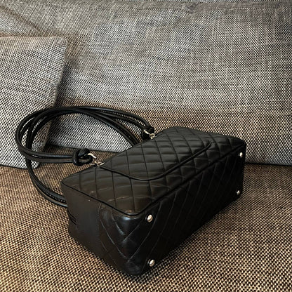 Chanel 2026 Cambon Ligne Bowling Bag 27cm Calfskin