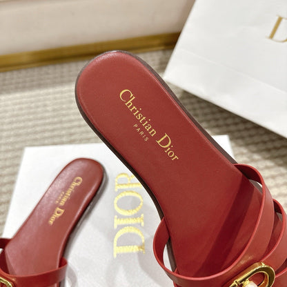 CD 30M Slide Red Calfskin 543739