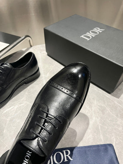 CD Derby Men’s Loafer Black Glossy Cowhide 112674