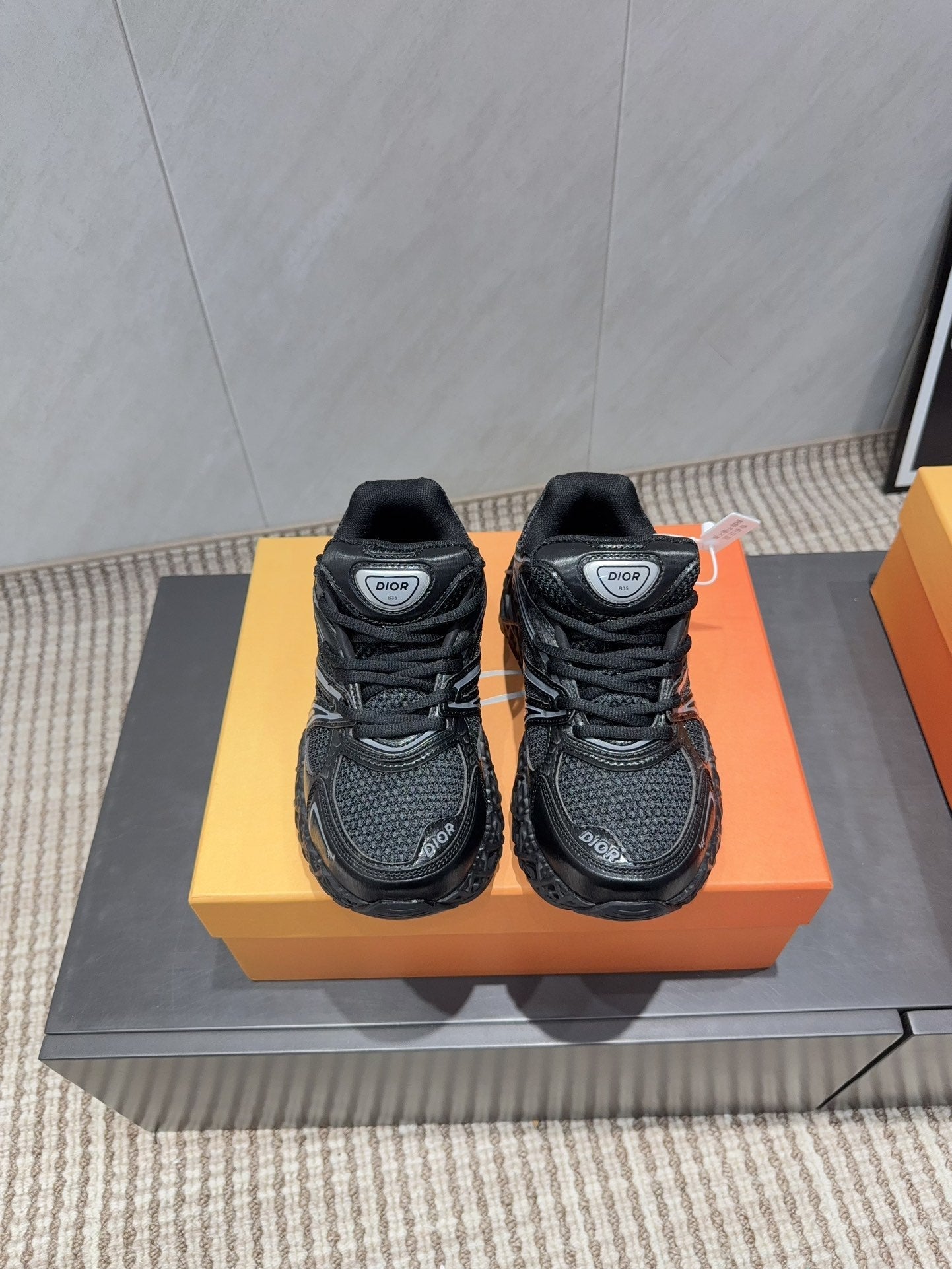 CD B35 NXXT Sneaker Black Rubber Mesh 614256
