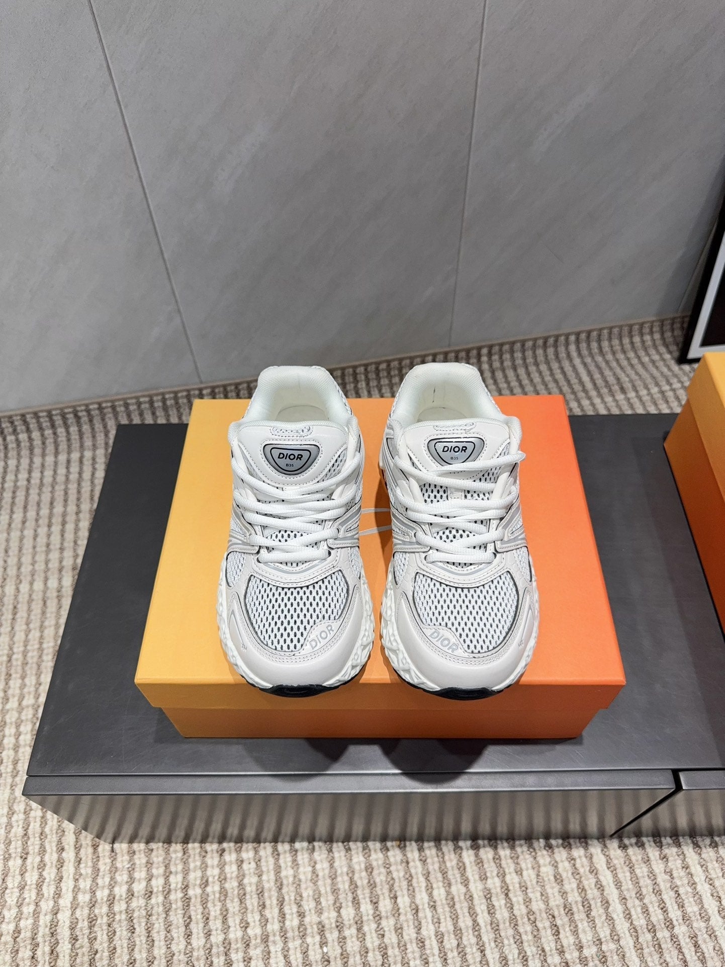 CD B35 NXXT Sneaker White Rubber Mesh 614257