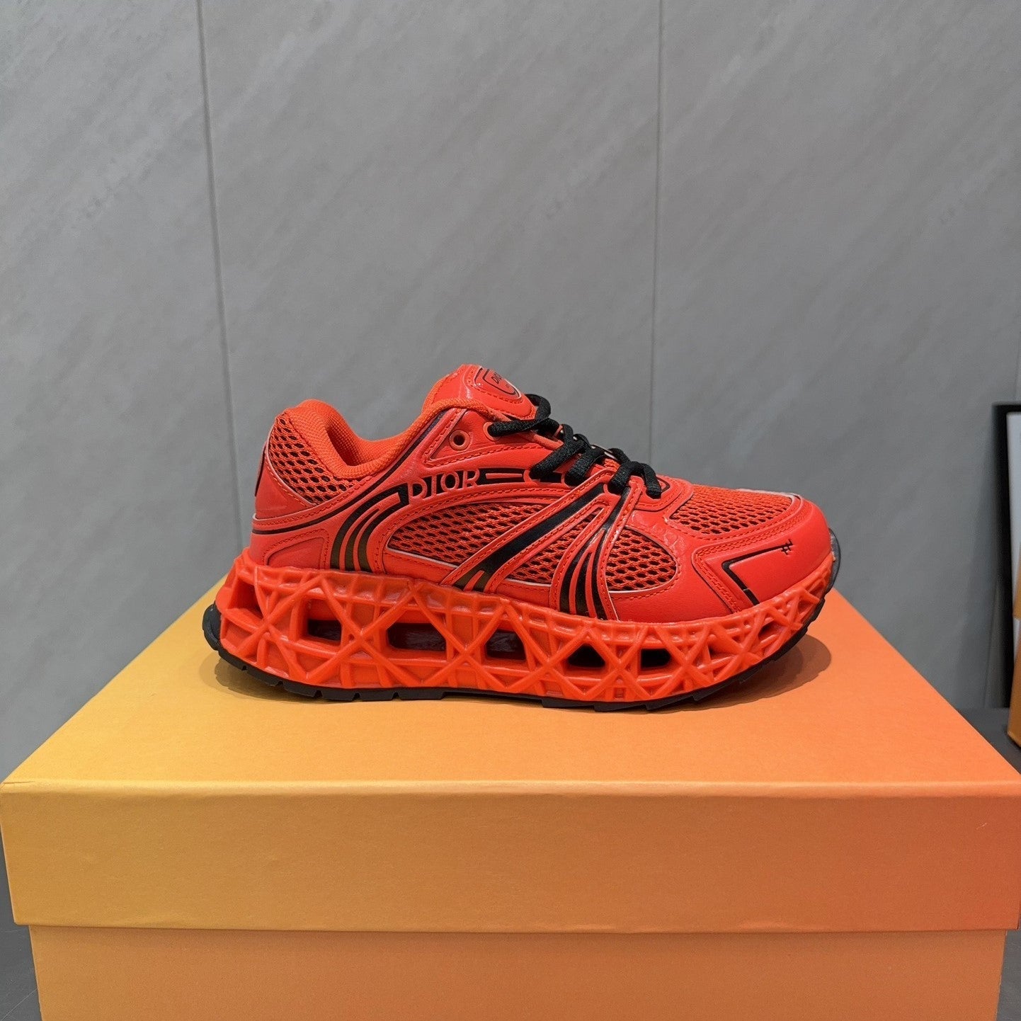 CD B35 NXXT Sneaker Red Rubber Mesh 614258