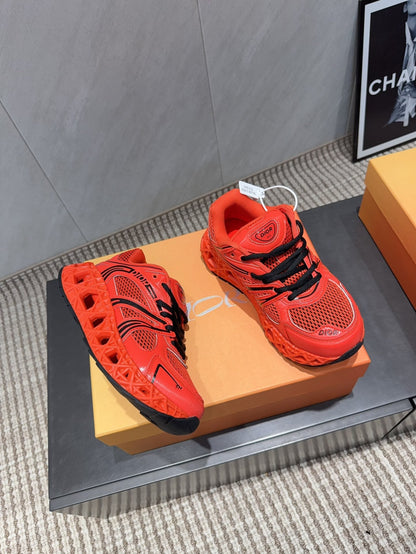 CD B35 NXXT Sneaker Red Rubber Mesh 614258