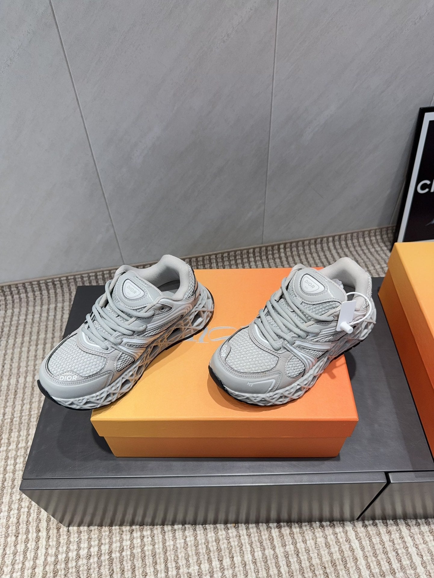 CD B35 NXXT Sneaker Grey Rubber Mesh 614261