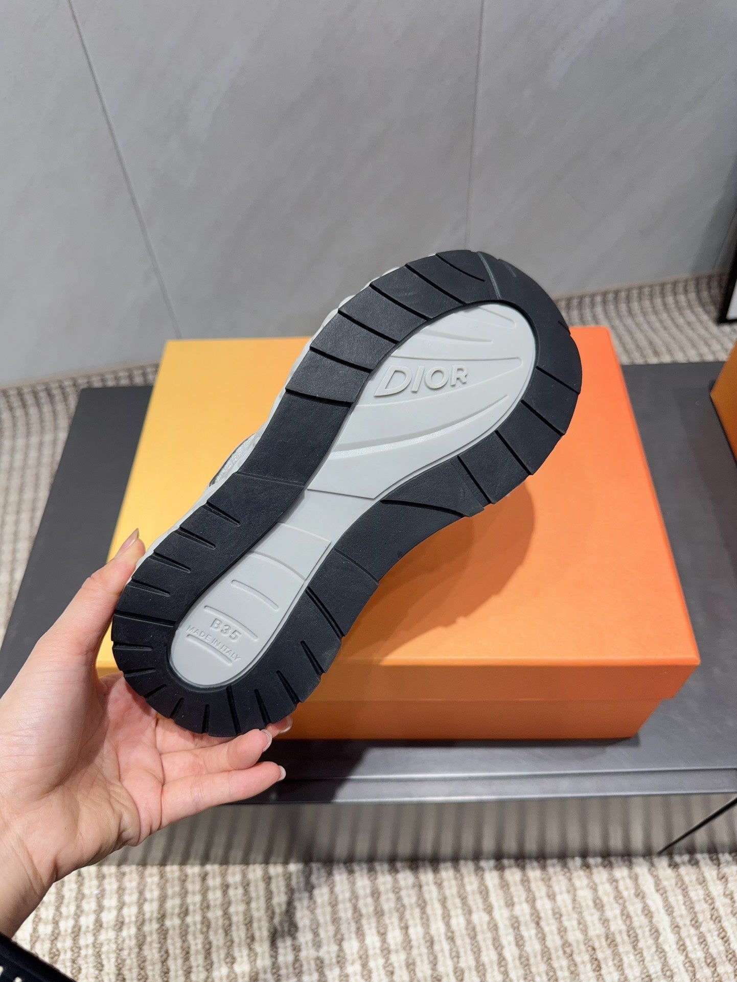 CD B35 NXXT Sneaker Grey Rubber Mesh 614261