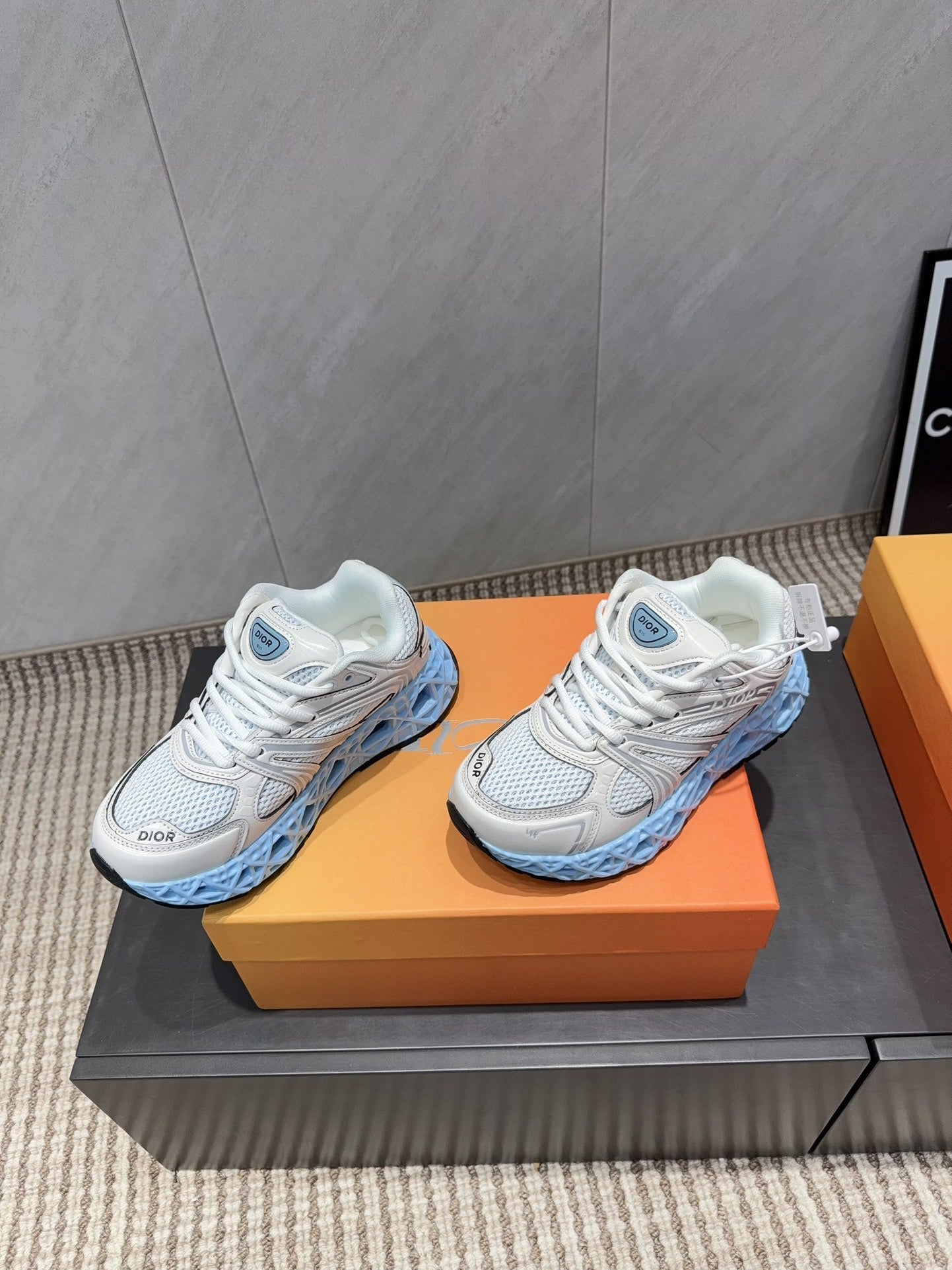 CD B35 NXXT Sneaker Blue White Rubber Mesh 614263