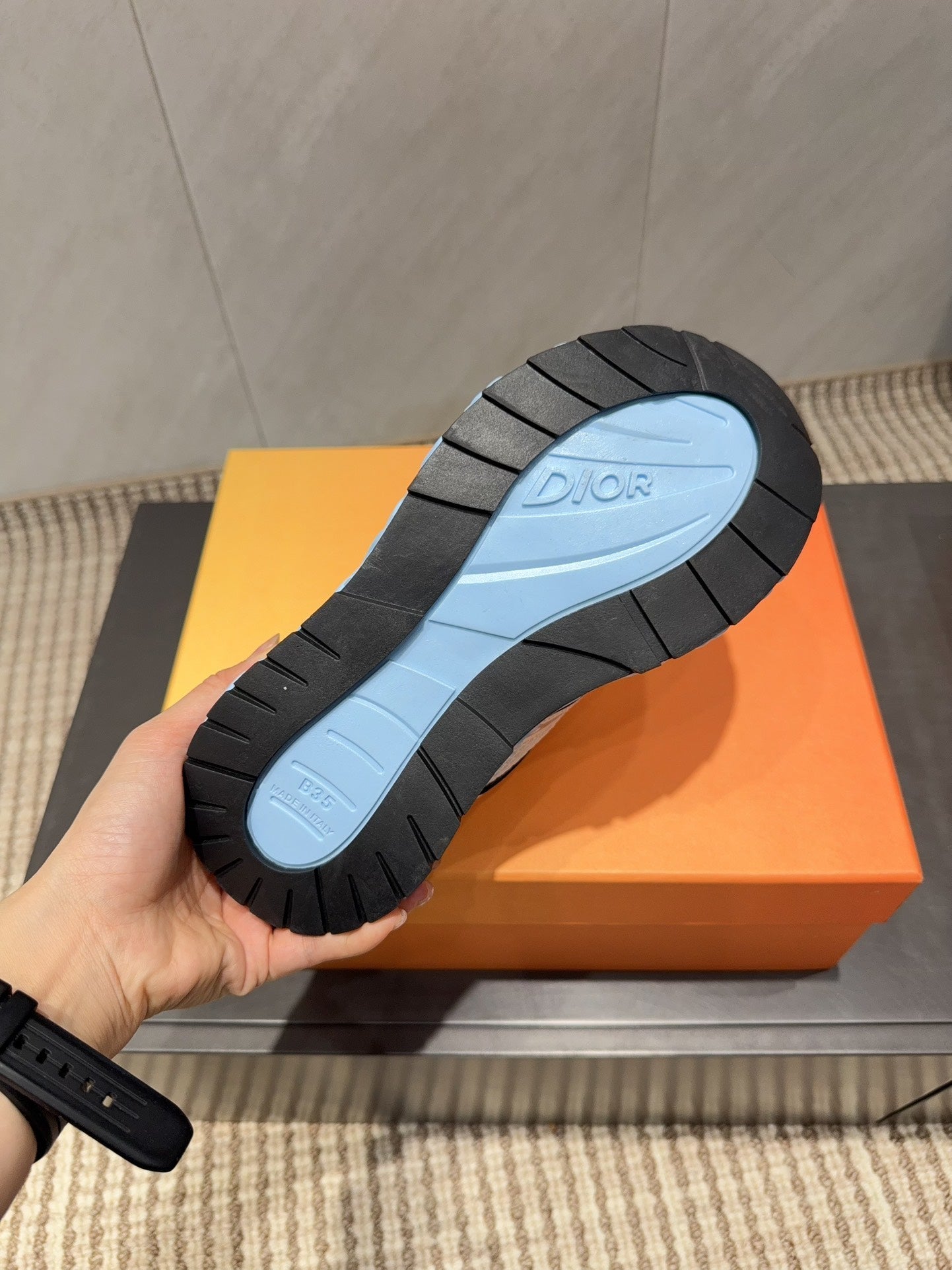 CD B35 NXXT Sneaker Blue White Rubber Mesh 614263