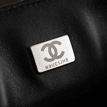 Chanel 2026 Classic Flap Bag 20cm With Sparkling Stones Leather