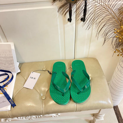 CD Thong Sandal Green Rubber 687621