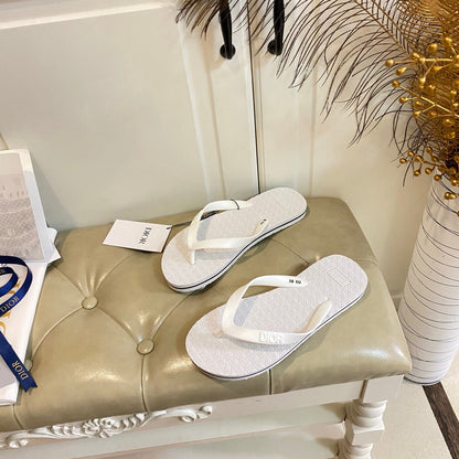 CD Thong Sandal White Rubber 687624