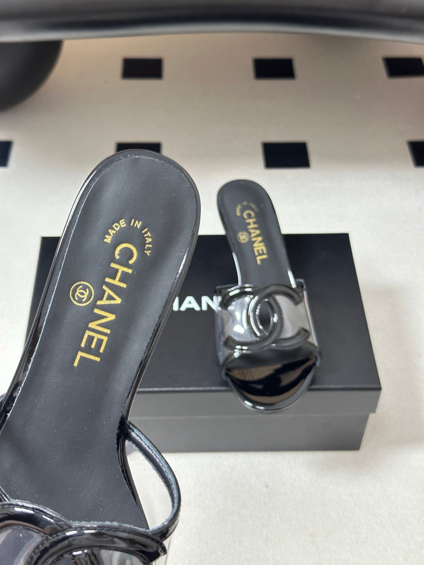Chanel 2026 Sandals Plastic Sheepskin 834685