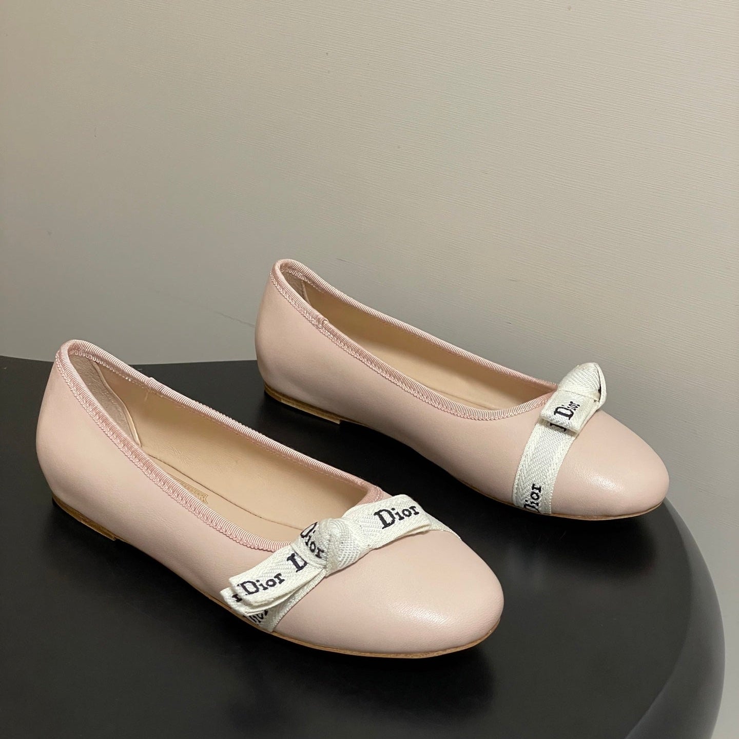 CD J'Adior Ballet Flat Pink Lambskin 834928