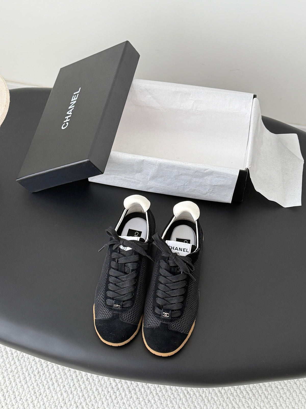 CC 26s Casual Shoes Black Brown Suede 914907