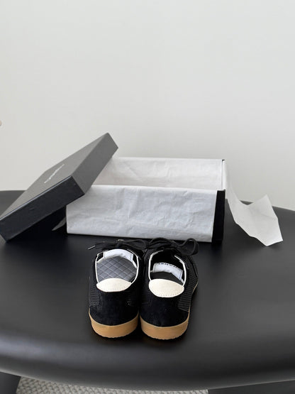 CC 26s Casual Shoes Black Brown Suede 914907