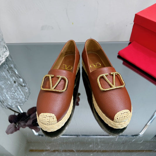Vlogo Signature Loafer Dark Brown Leather