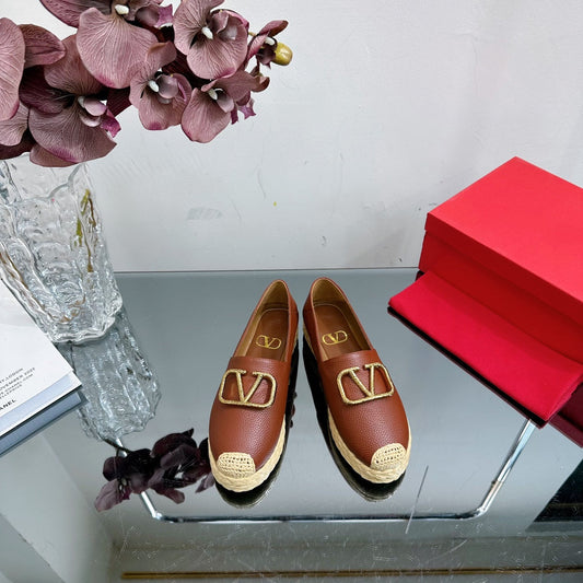 Vlogo Signature Loafer Dark Brown Leather