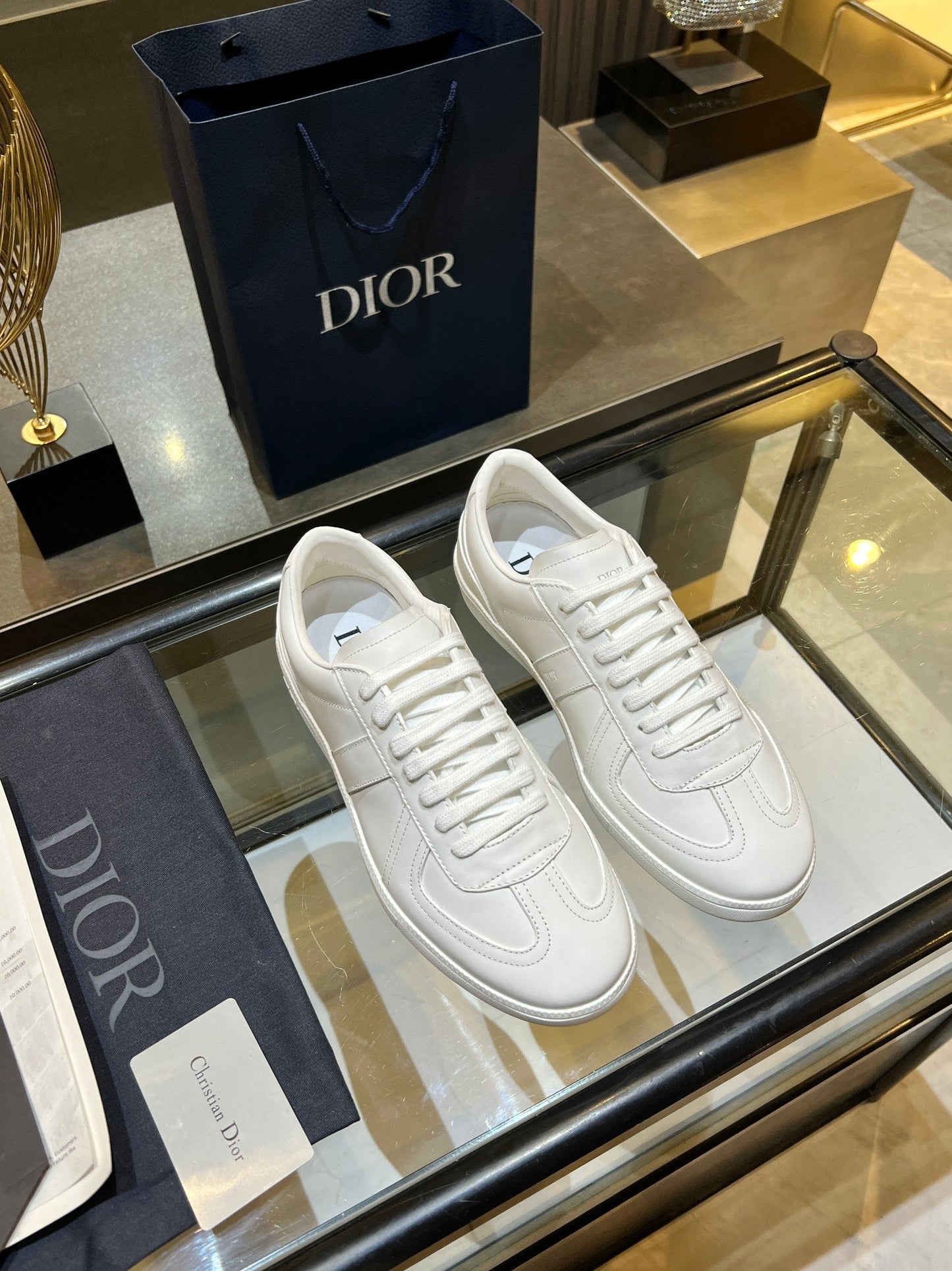 CD 26s B01 Matchpoint Sneaker White Calfskin 924613