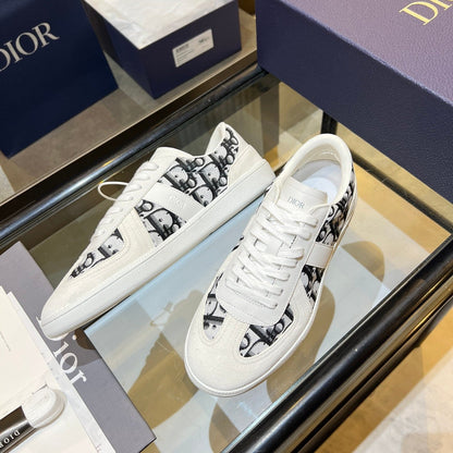 CD 26s B01 Matchpoint Sneaker White Black Fabric Calfskin 924608