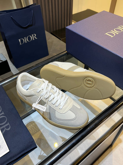 CD 26s B01 Matchpoint Sneaker White Grey Calfskin Suede 924614