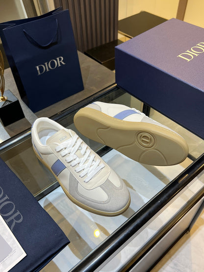 CD 26s B01 Matchpoint Sneaker White Grey Blue Calfskin Suede 924616
