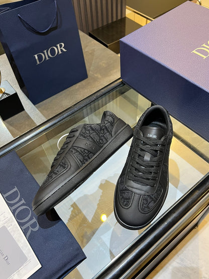 CD 26s B01 Matchpoint Sneaker Black Calfskin Fabric 924617