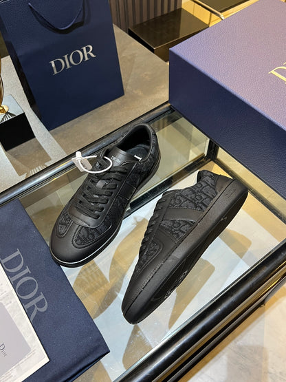 CD 26s B01 Matchpoint Sneaker Black Calfskin Fabric 924617